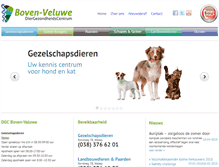 Tablet Screenshot of dgcbovenveluwe.nl